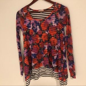 Floral Anthropologie top